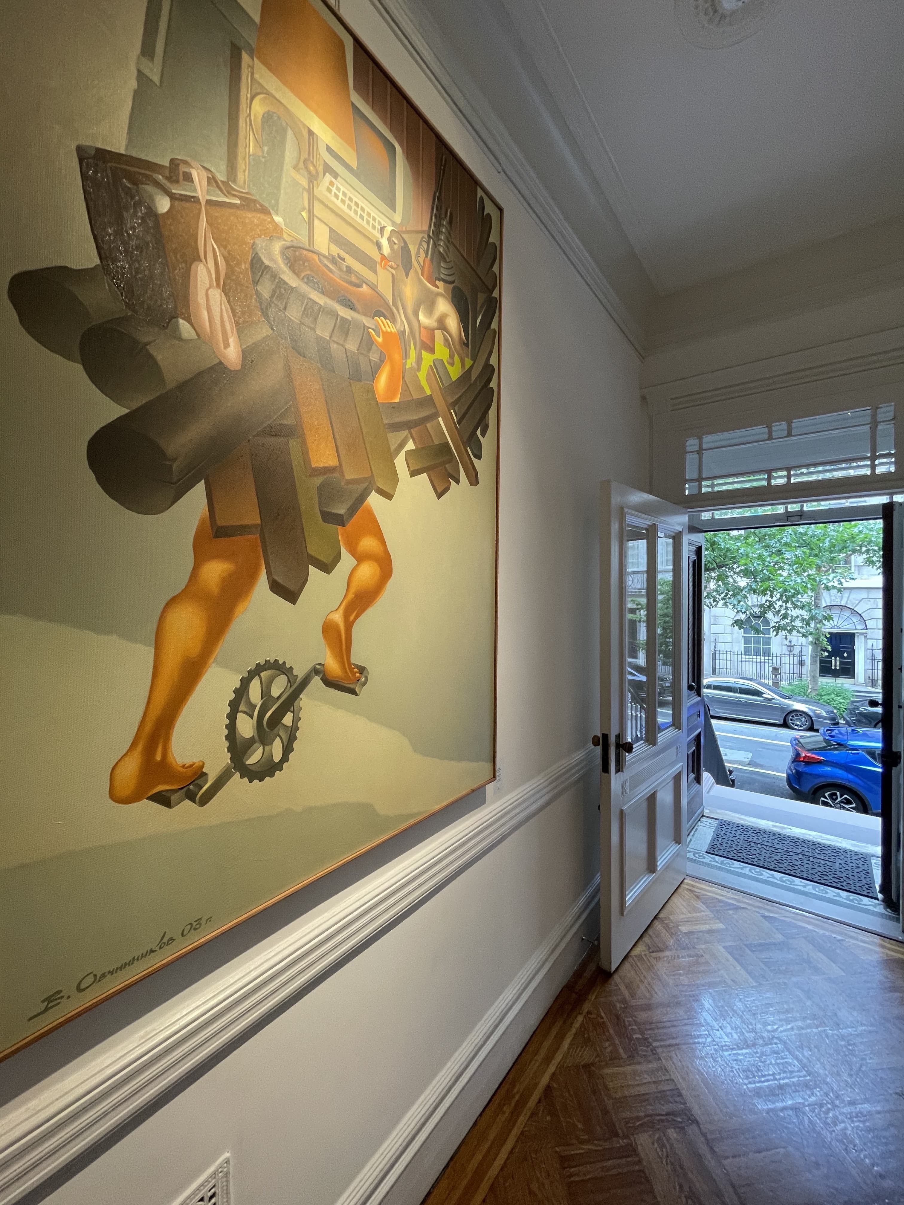 Installation view, entrance gallery — Influences of Time, Colnaghi Gallery, New York, 2022
