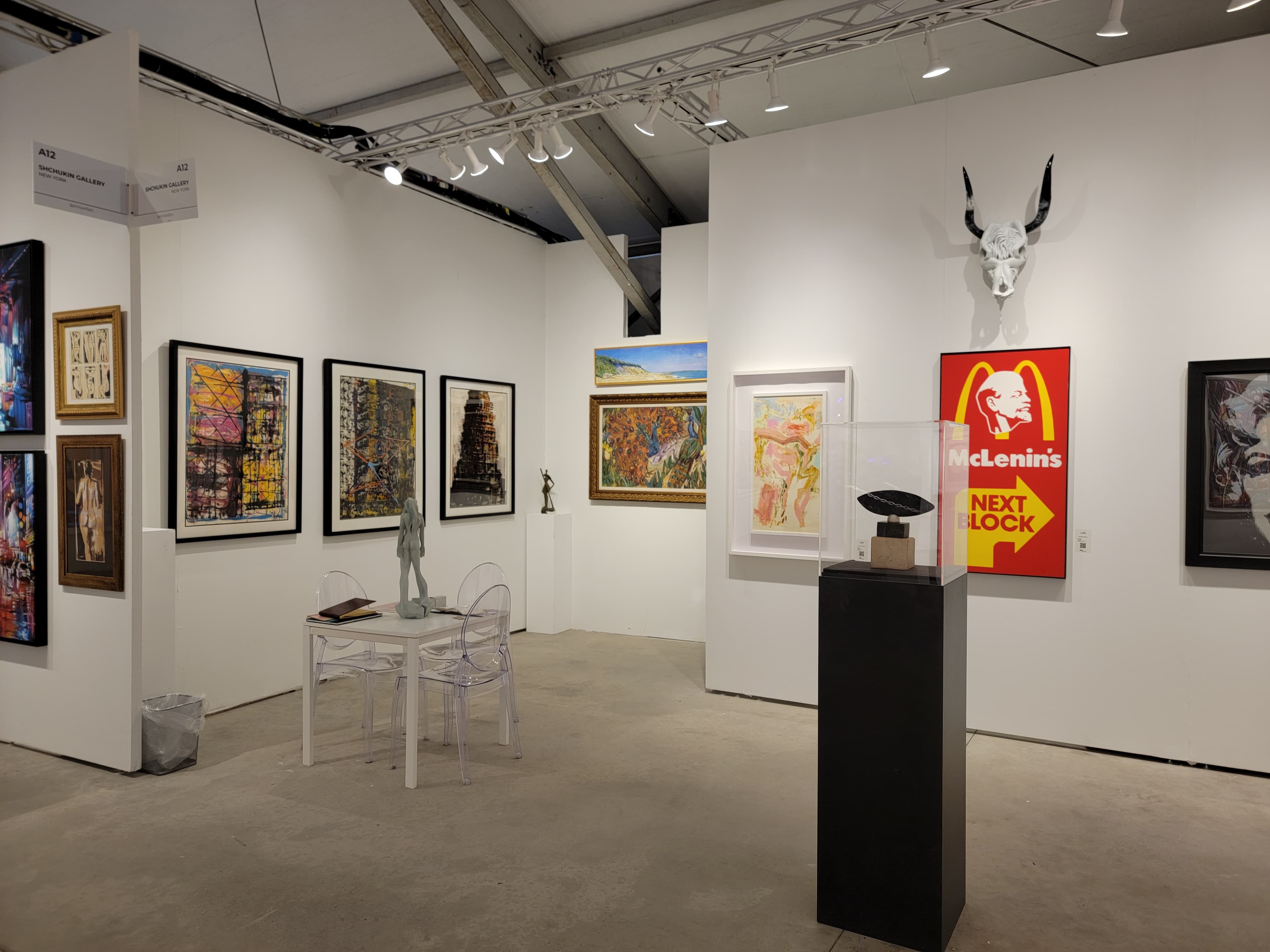 Installation view, Booth A12