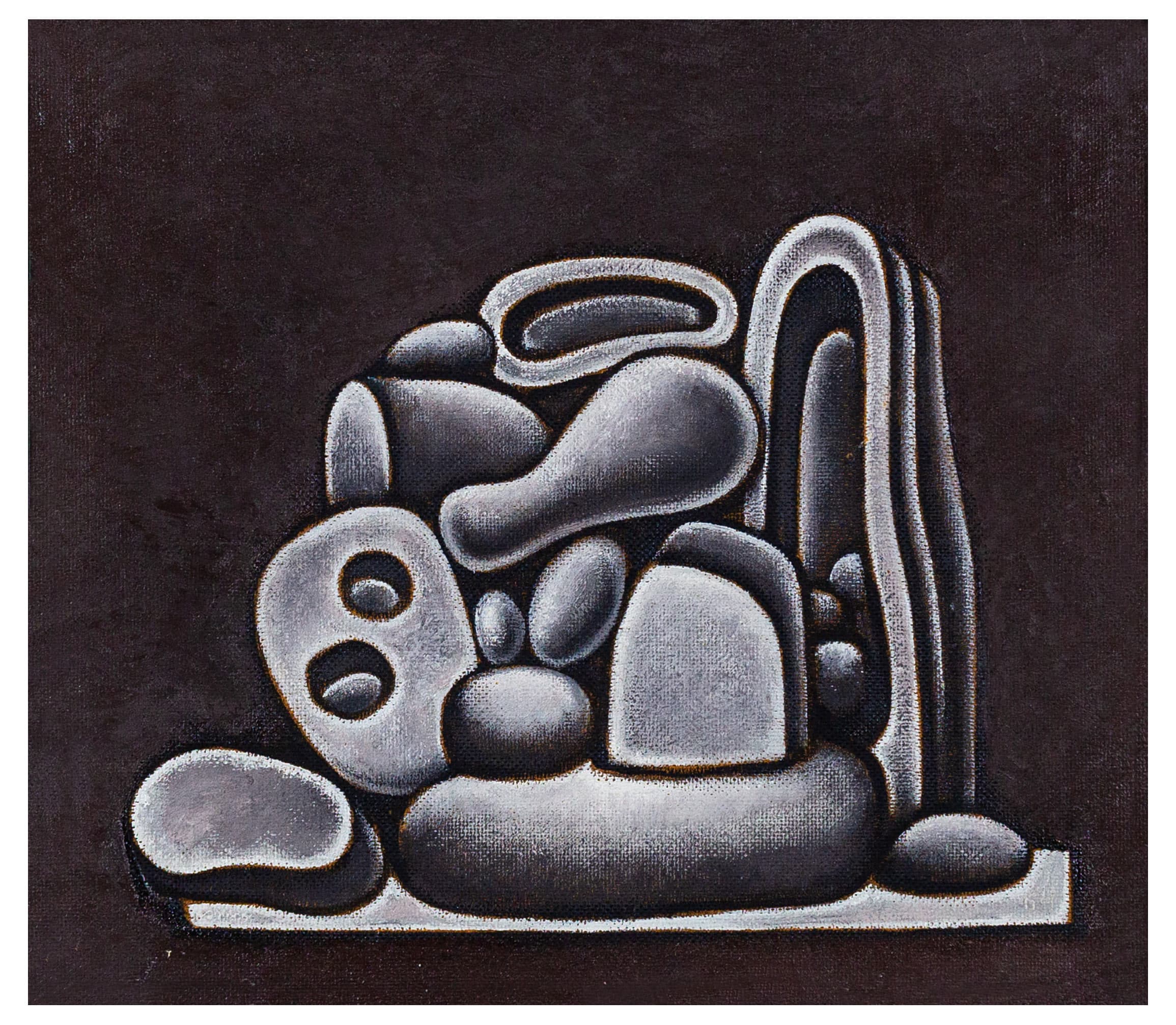 Dmitry Krasnopevtsev — Composition with Stones, 1960