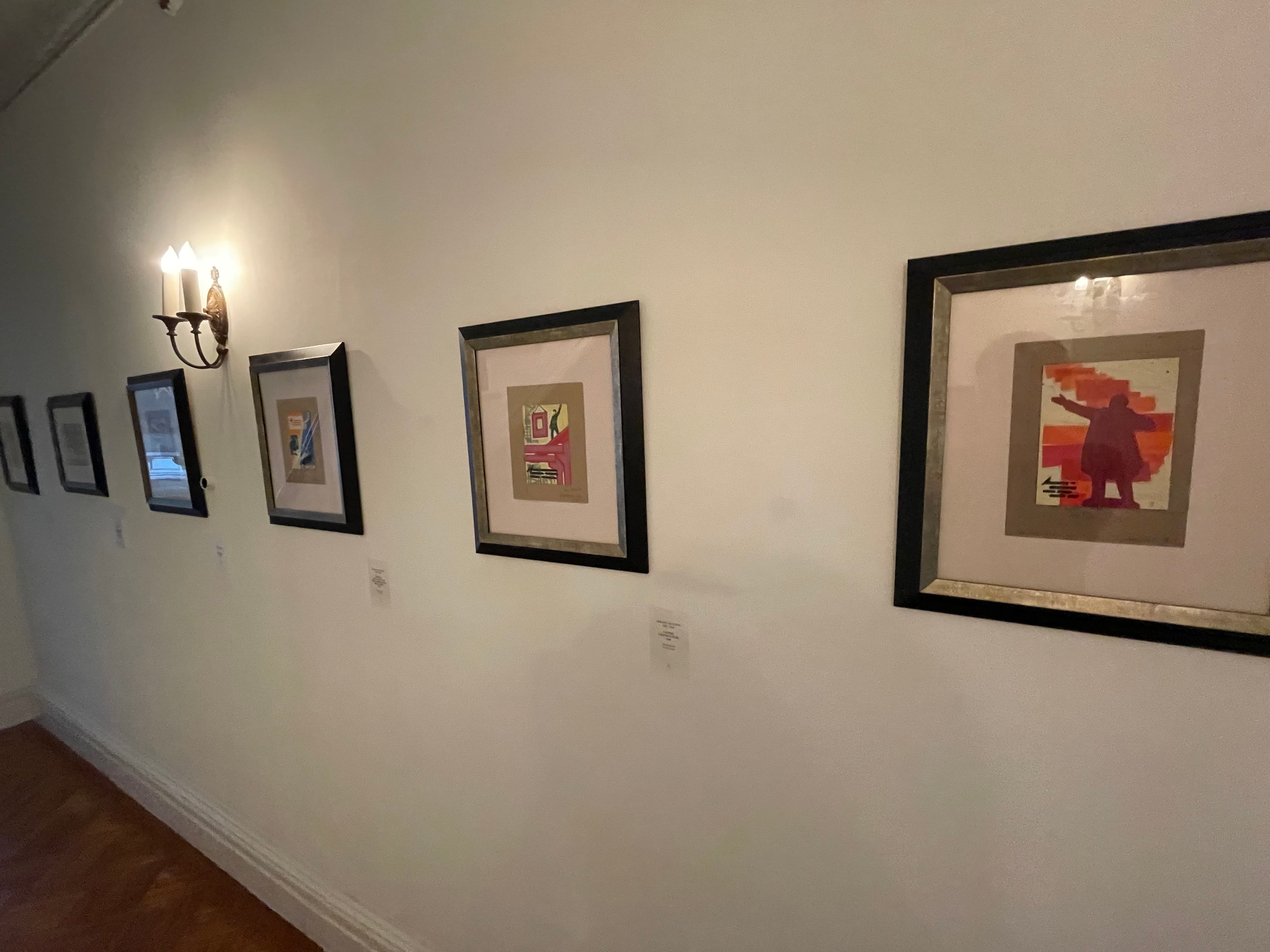 Installation view, corridor gallery — Influences of Time, 2022